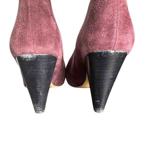 Vince Camuto Dark Plum Suede Knee High Boots - Picture 8 of 10